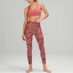 Lululemon pink camo Align 28” leggings